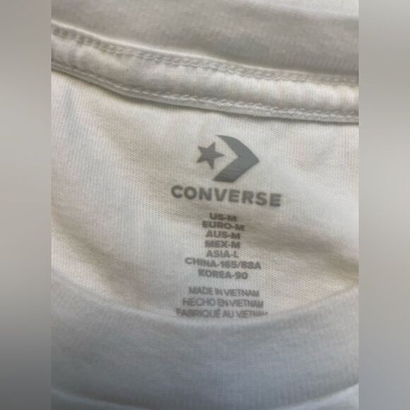 Converse Fruit Medley Graphic T-shirt Women Medium White Short Sleeve - Picture 6 of 7
